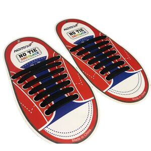 Homar No Tie Shoelaces For Sneakers & Shoes Elastic Black Adult/Youth